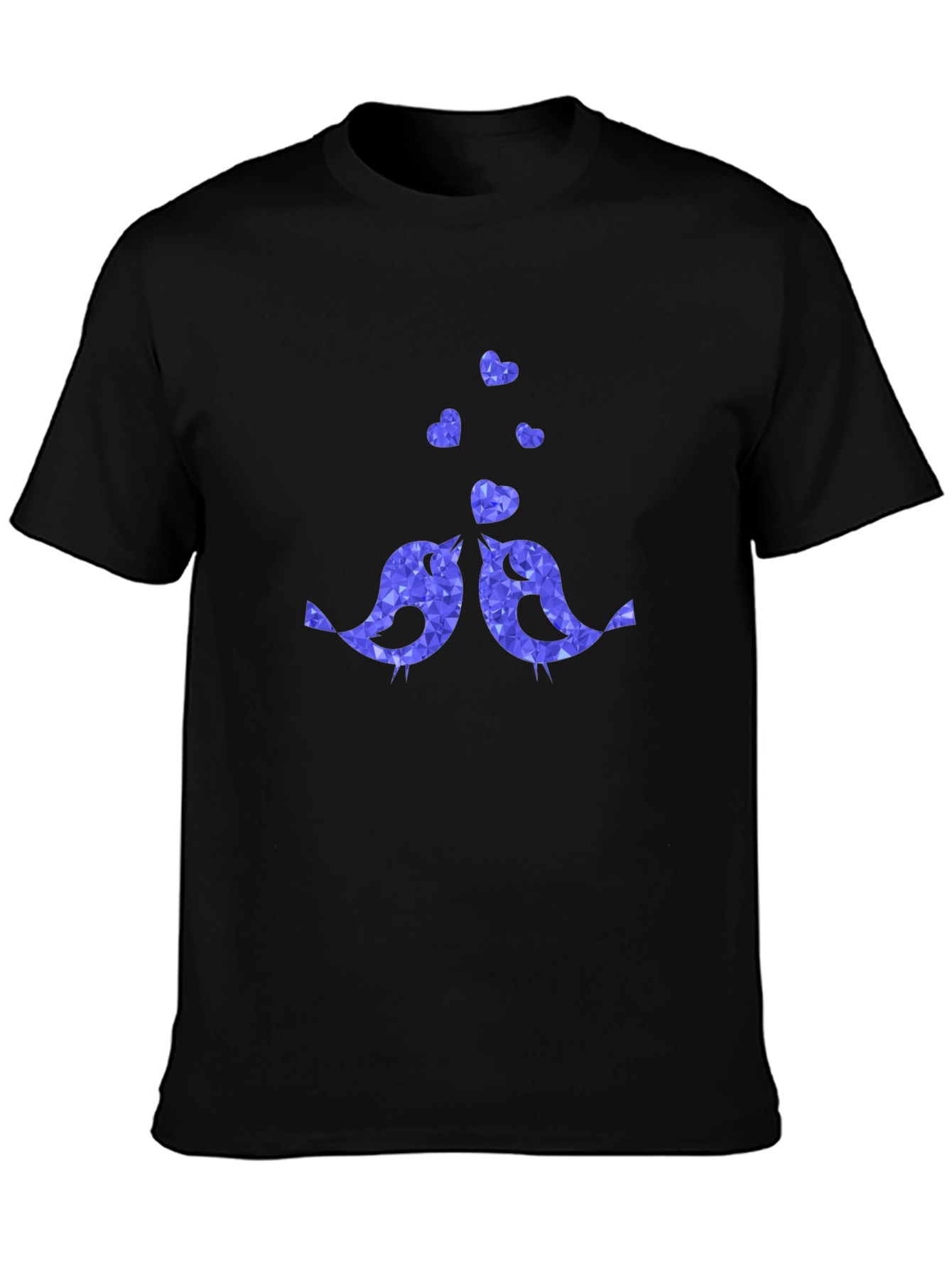 Lovebird Heart Tee - Modern Graphic T-Shirt