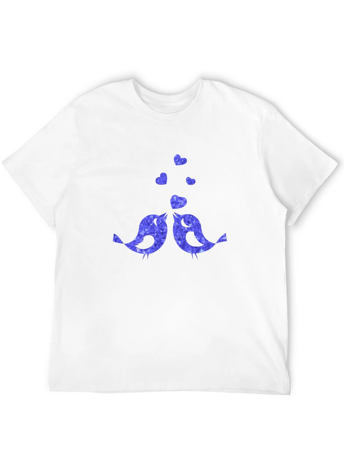 Lovebird Heart Tee - Modern Graphic T-Shirt
