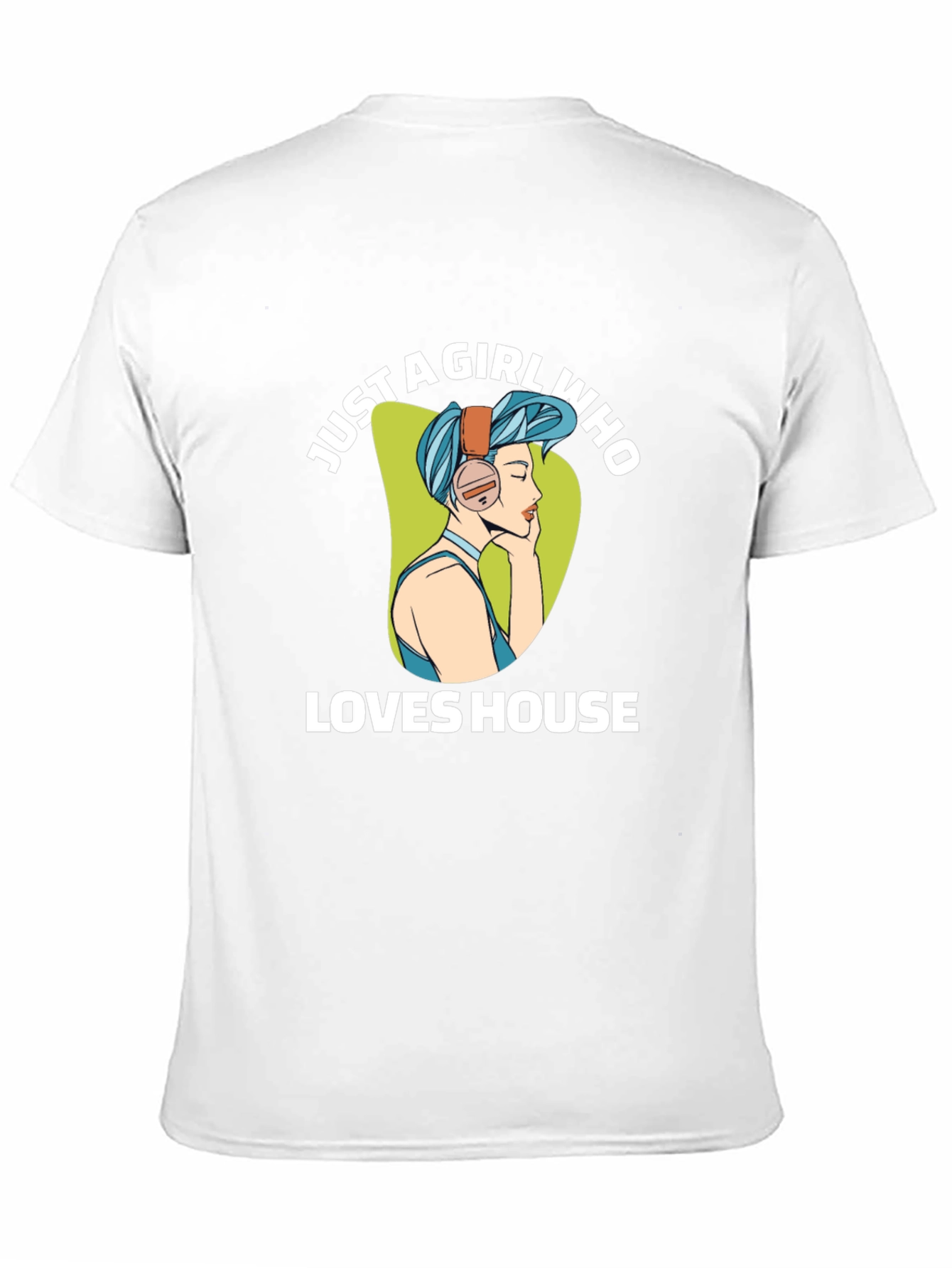 Just A Girl Who Loves House Music Graphic T-Shirt