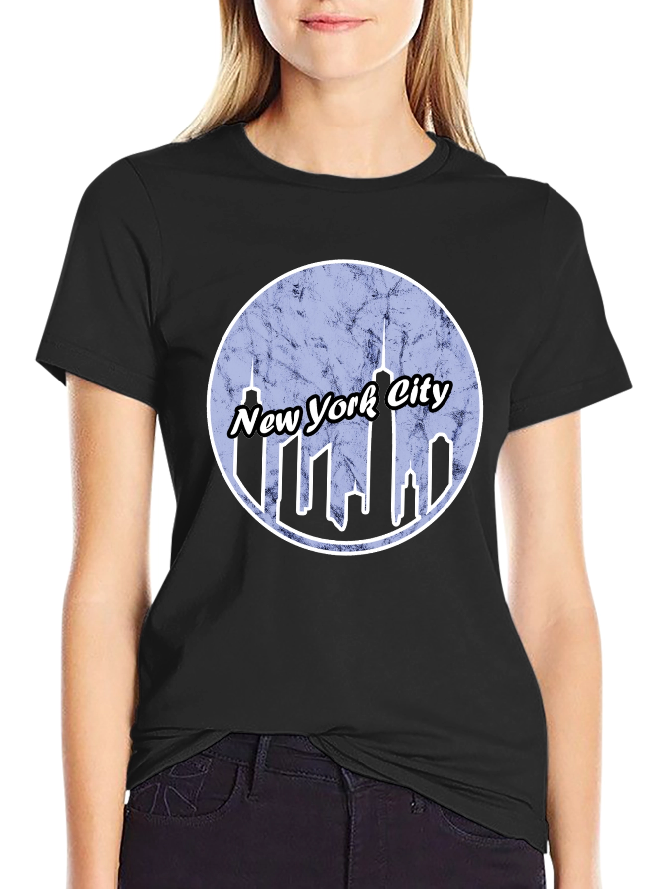 New York City Skyline Graphic T-Shirt