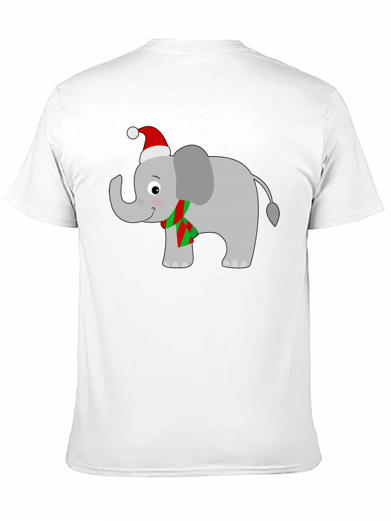 Festive Elephant T-Shirt - Holiday Cheer!