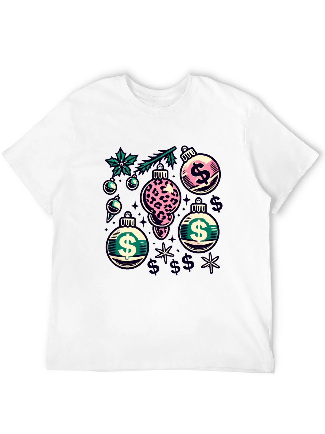 Festive Dollar Sign Ornament T-Shirt