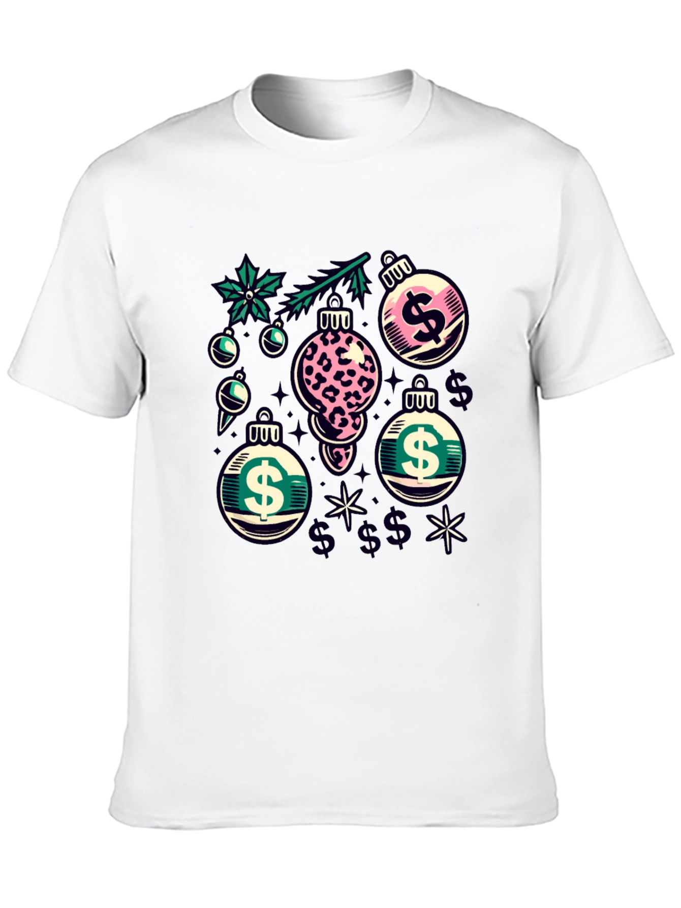 Festive Dollar Sign Ornament T-Shirt