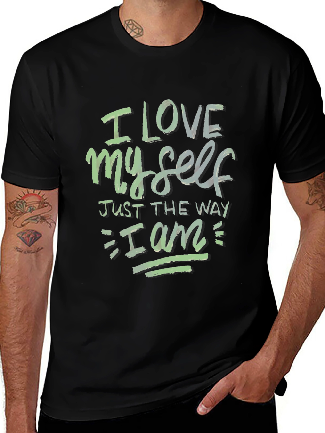 I Love Myself Just the Way I Am T-Shirt