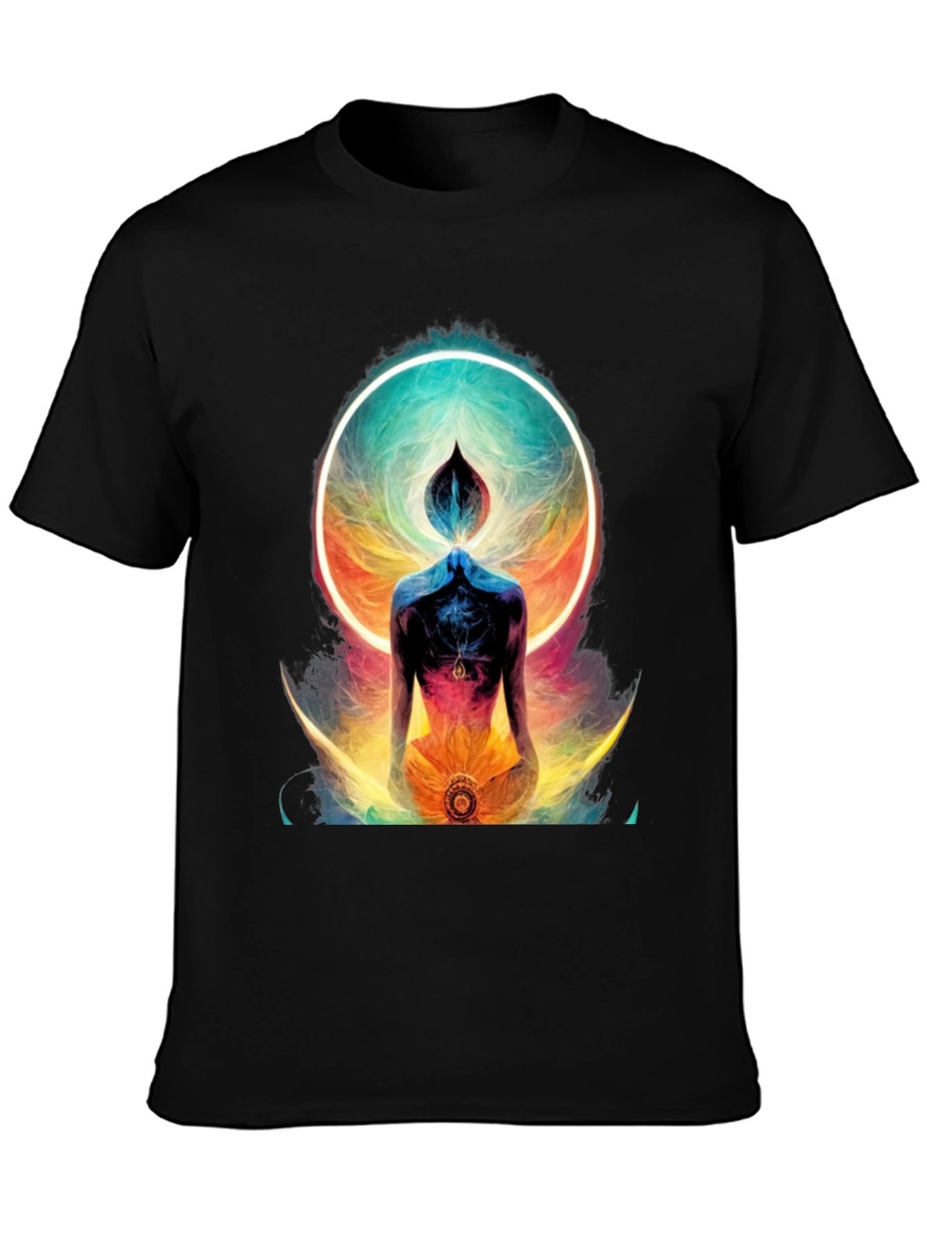 Mystic Aura Graphic Tee - Black