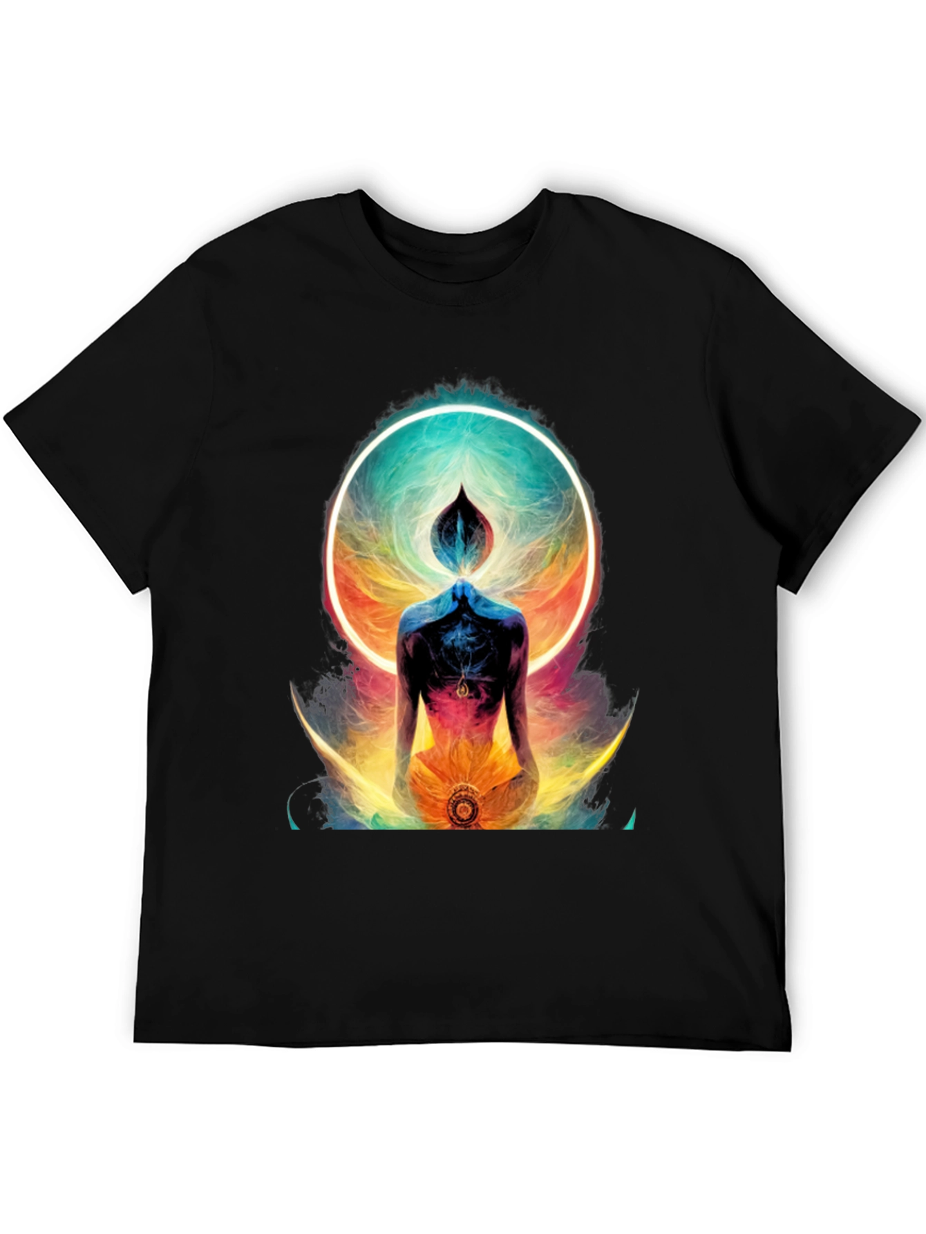 Mystic Aura Graphic Tee - Black
