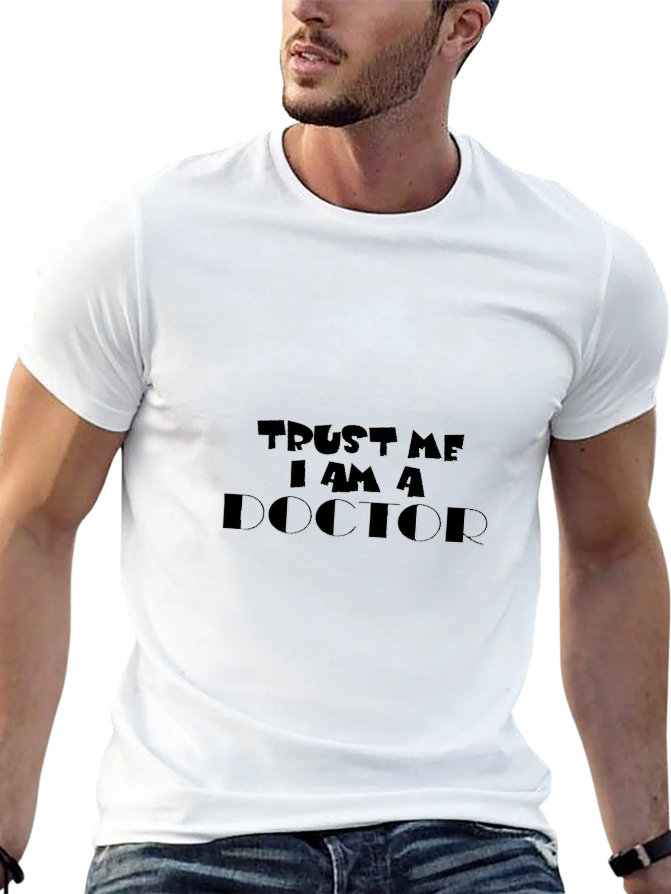 Trust Me I Am A Doctor Black T-Shirt