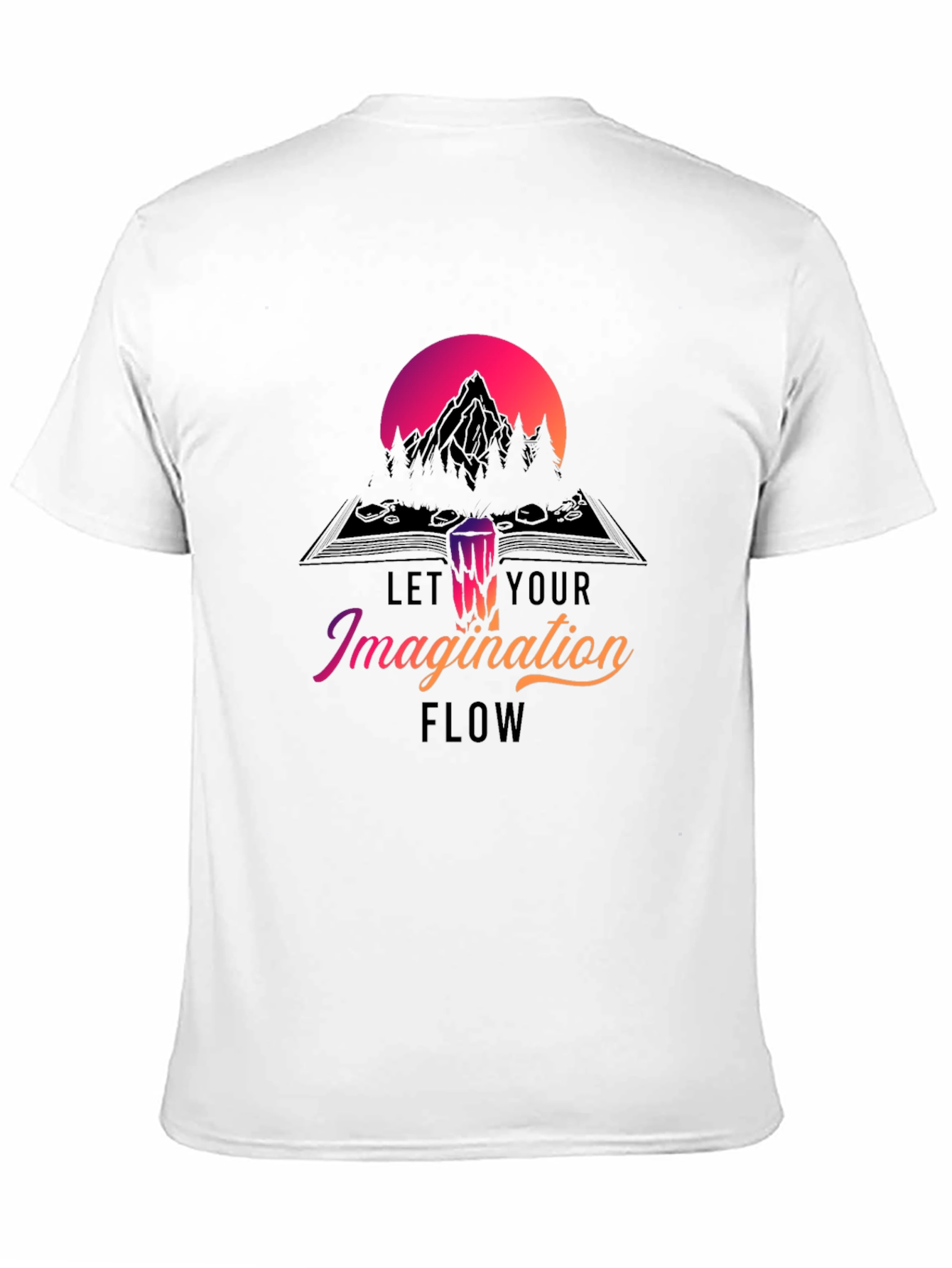 Imagination Flow T-Shirt - Mountain Design