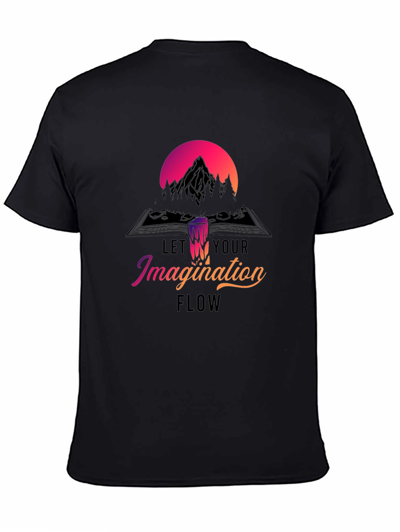 Imagination Flow T-Shirt - Mountain Design
