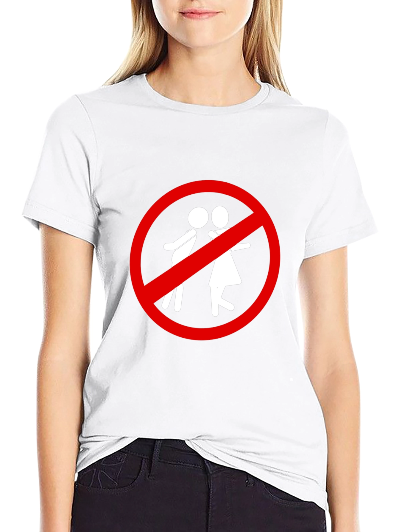Forbidden Love Tee - Novelty Graphic T-Shirt