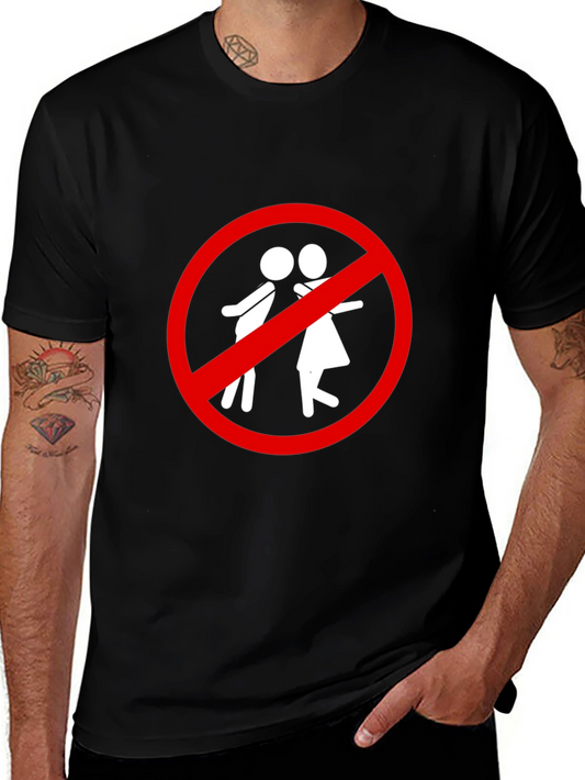 Forbidden Love Tee - Novelty Graphic T-Shirt