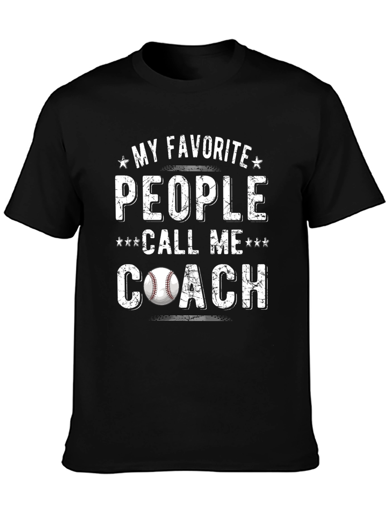 My Favorite People Call Me Coach Baseball T-Shirt