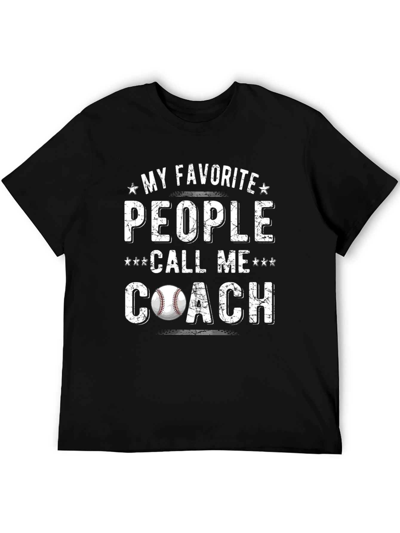 My Favorite People Call Me Coach Baseball T-Shirt