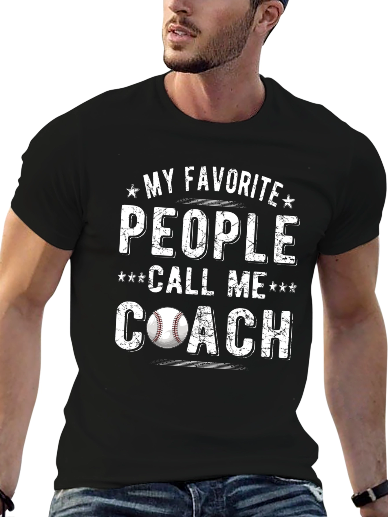 My Favorite People Call Me Coach Baseball T-Shirt