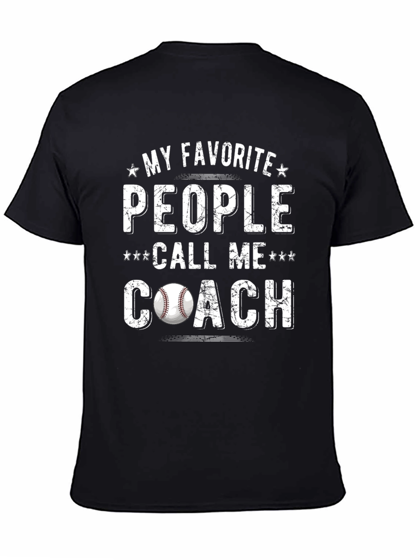 My Favorite People Call Me Coach Baseball T-Shirt