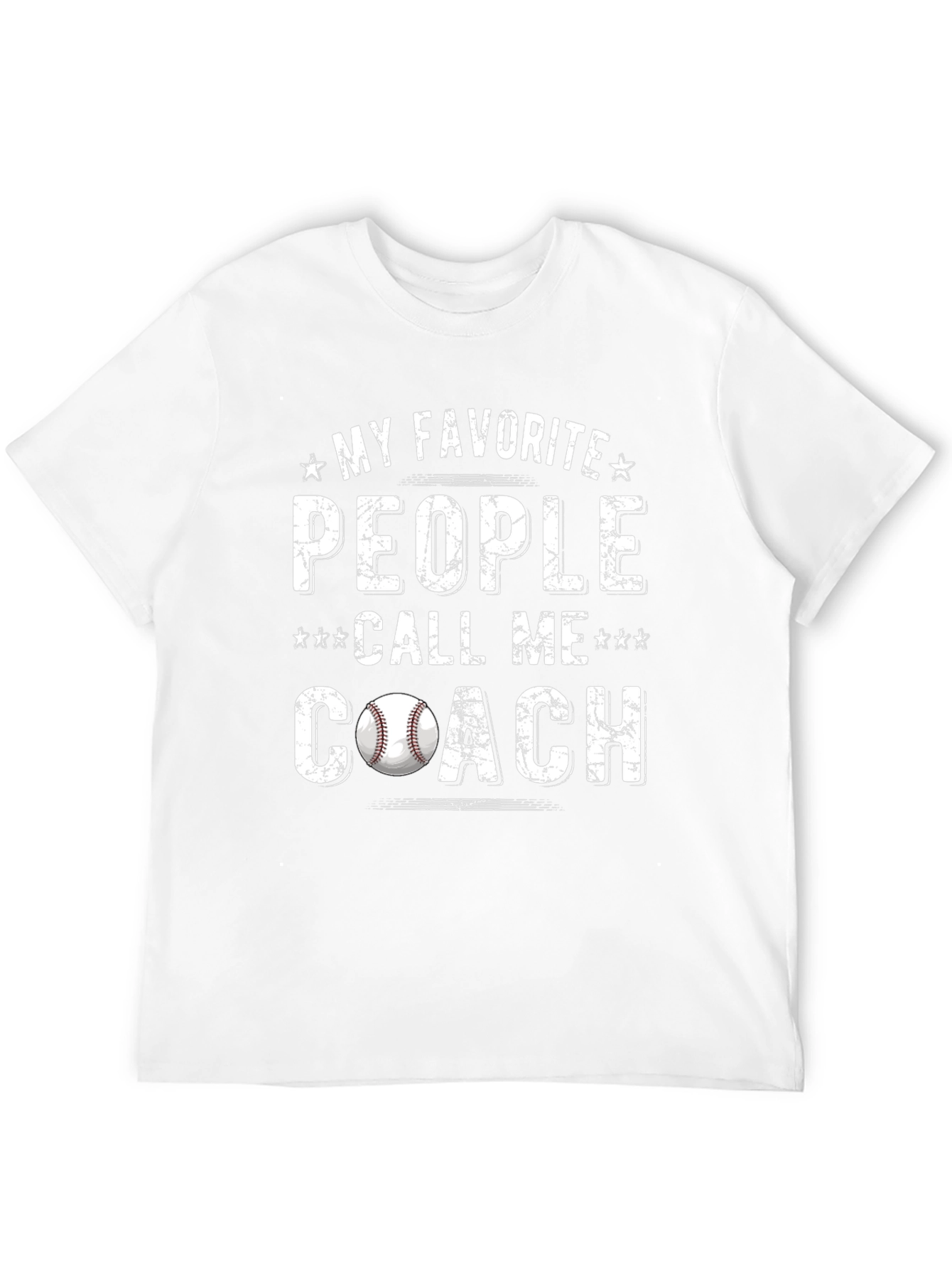 My Favorite People Call Me Coach Baseball T-Shirt