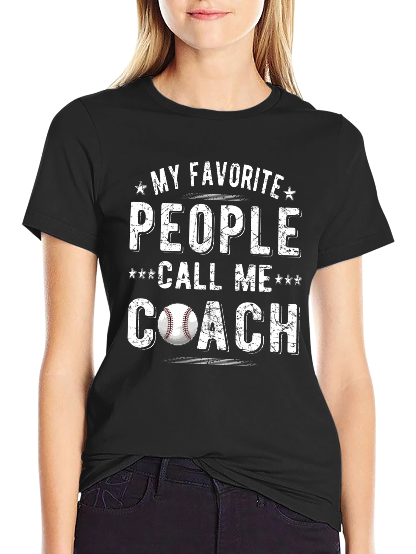 My Favorite People Call Me Coach Baseball T-Shirt
