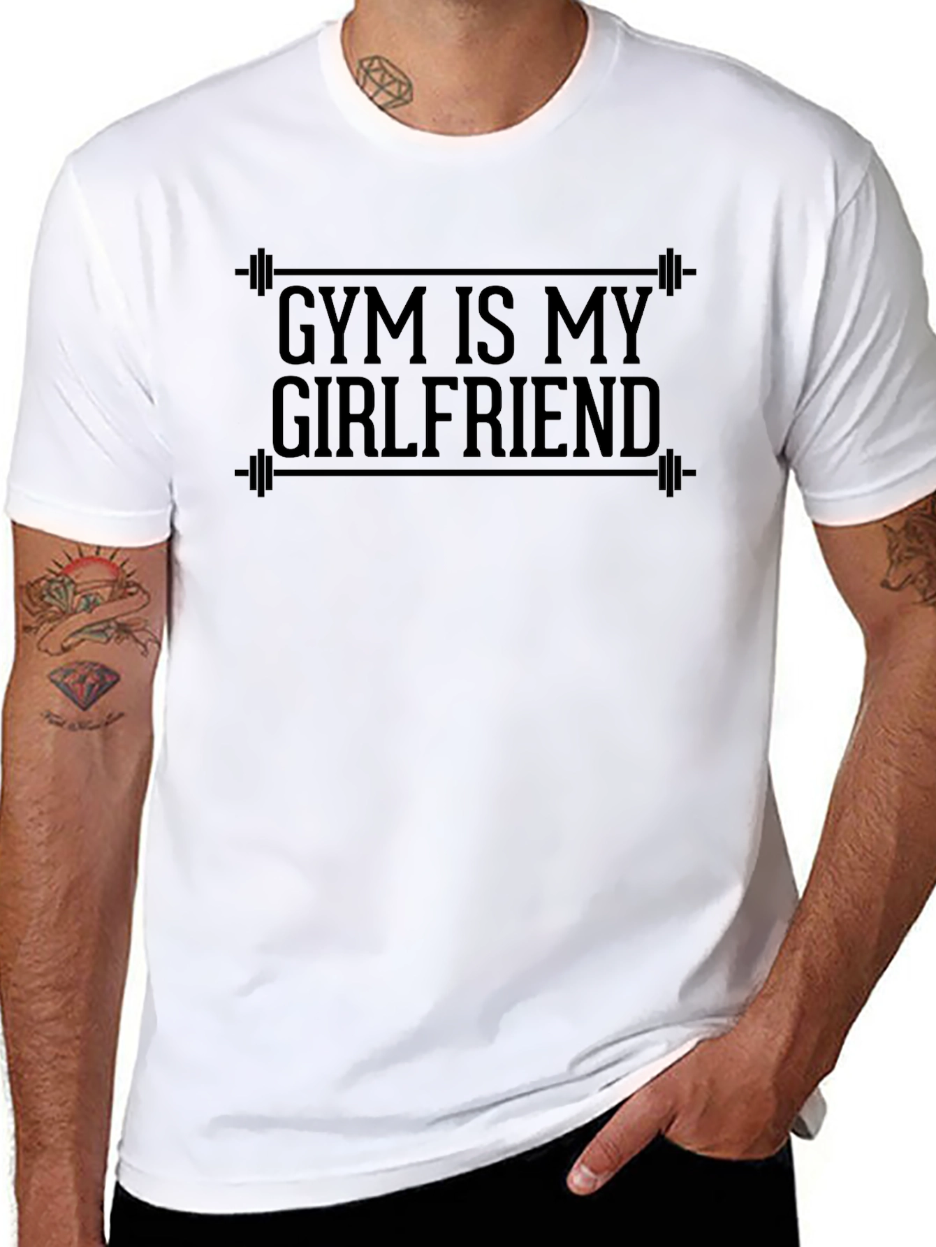 Gym is My Girlfriend Graphic T-Shirt