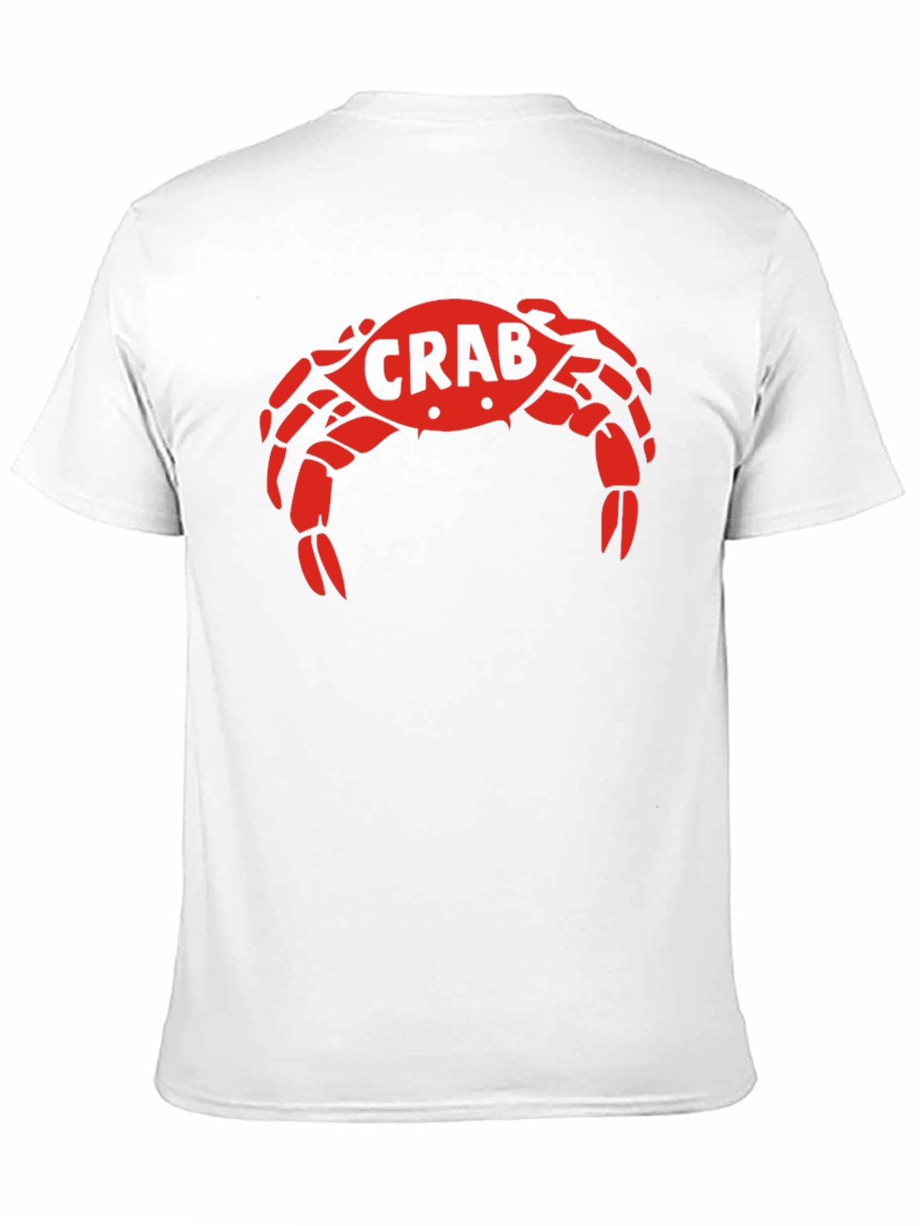 Crab Graphic T-Shirt - Bold Red Design