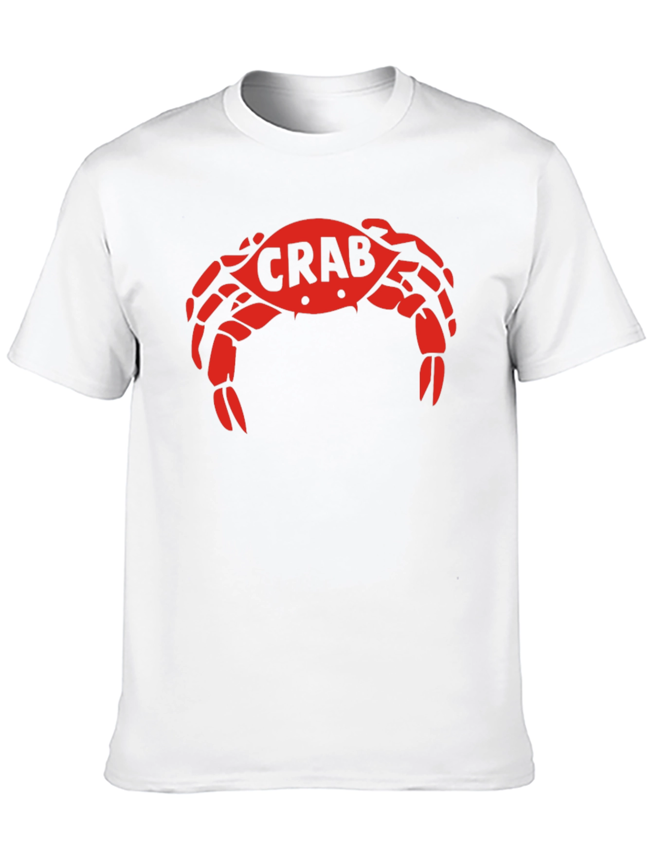 Crab Graphic T-Shirt - Bold Red Design