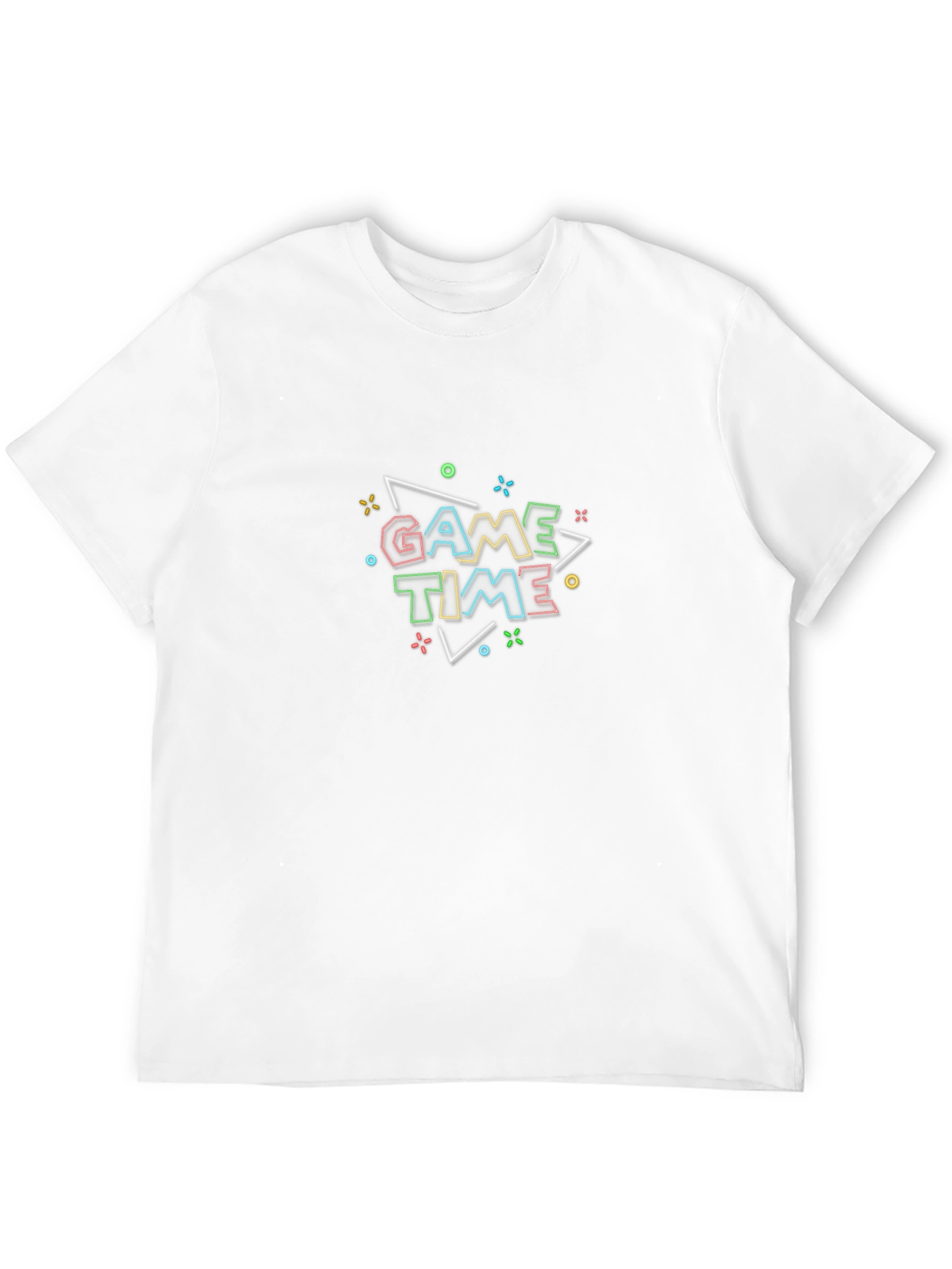 Game Time Black Graphic Tee - Fun Casual Style