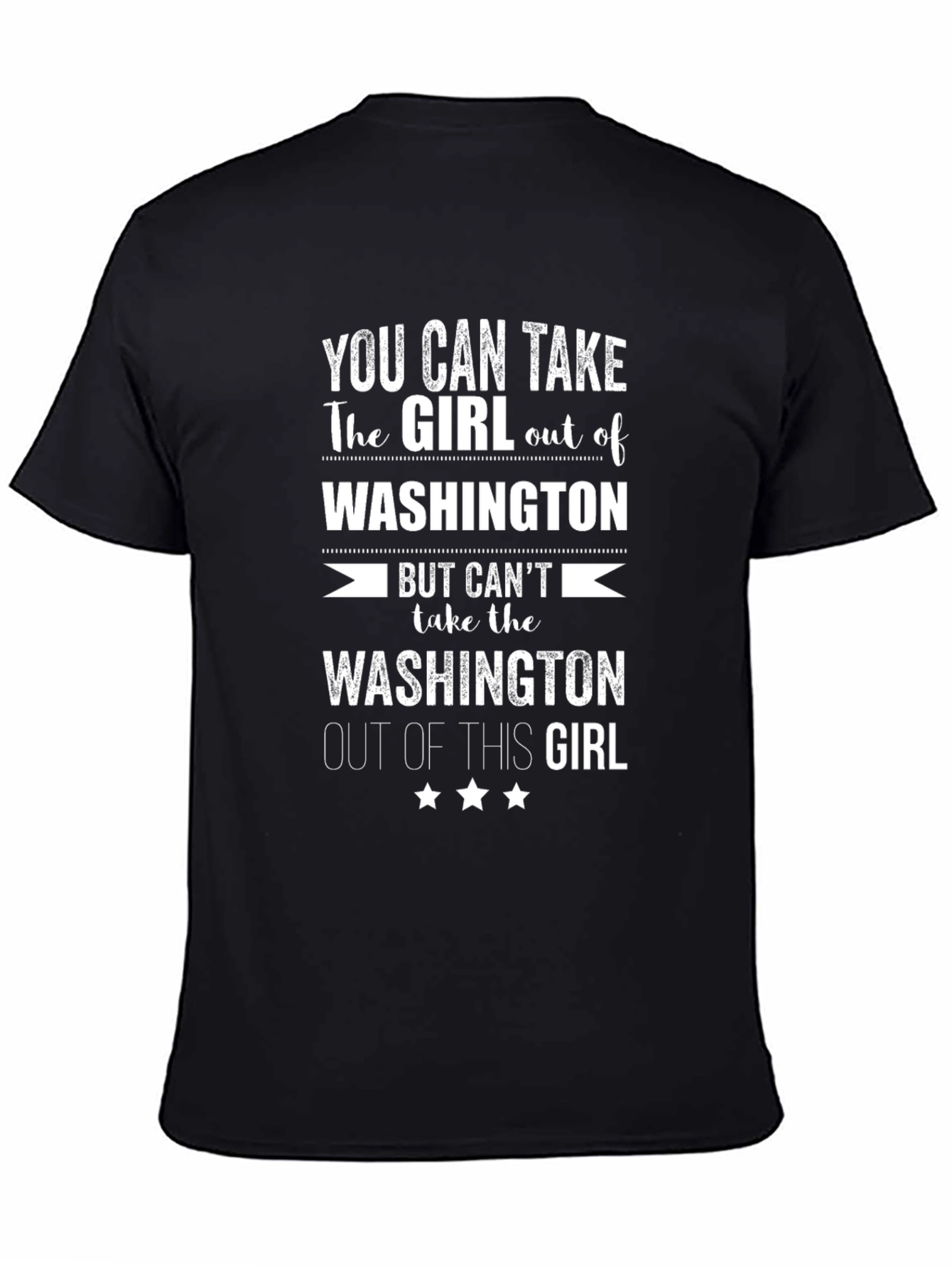 Washington Girl T-Shirt - Novelty State Pride Tee