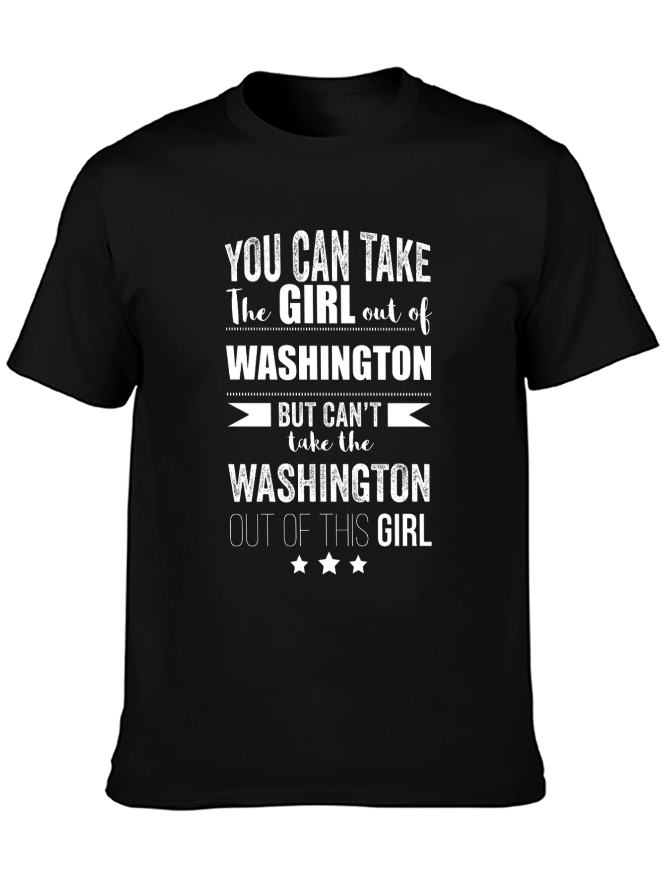 Washington Girl T-Shirt - Novelty State Pride Tee