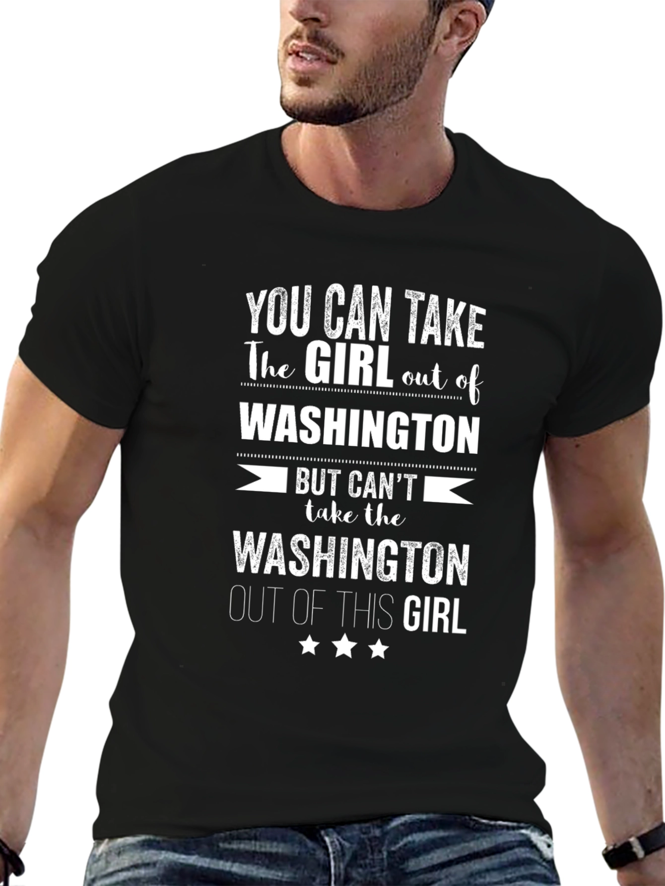 Washington Girl T-Shirt - Novelty State Pride Tee
