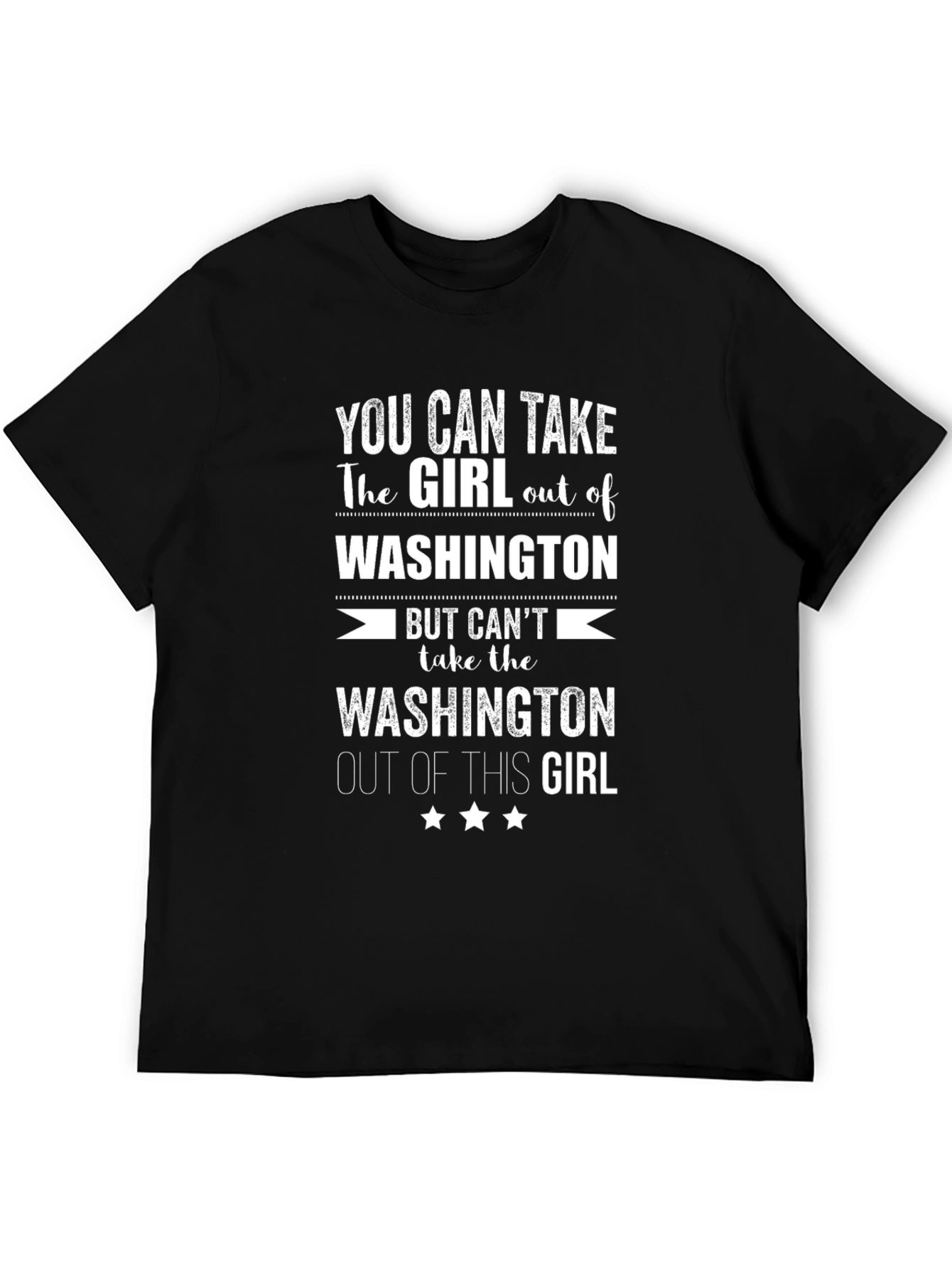 Washington Girl T-Shirt - Novelty State Pride Tee