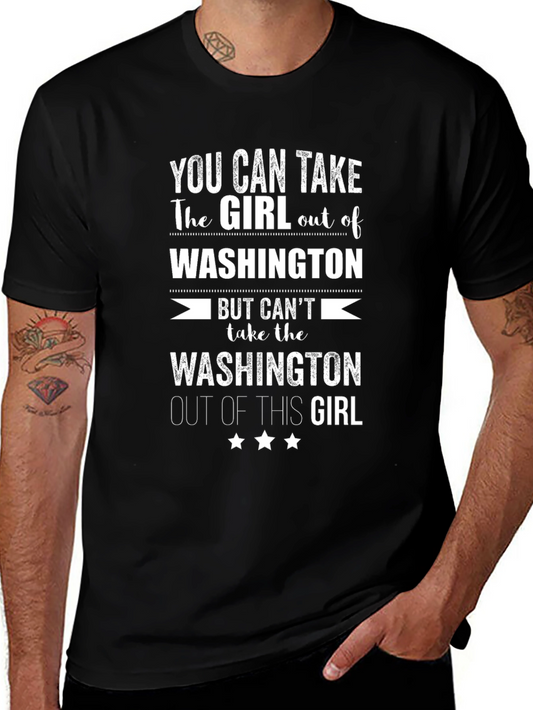 Washington Girl T-Shirt - Novelty State Pride Tee