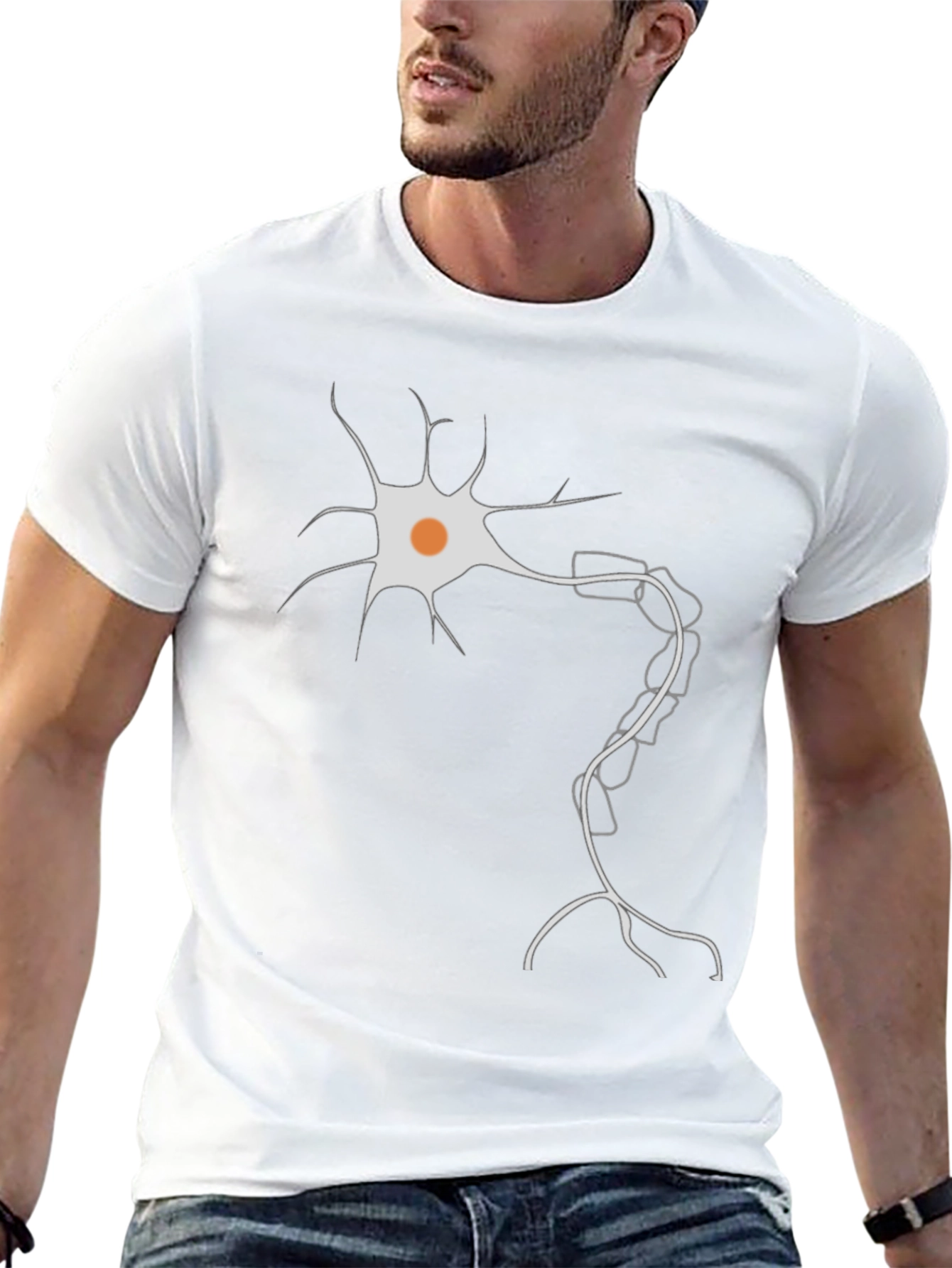 Neuron Graphic Tee - Stylish Science Shirt