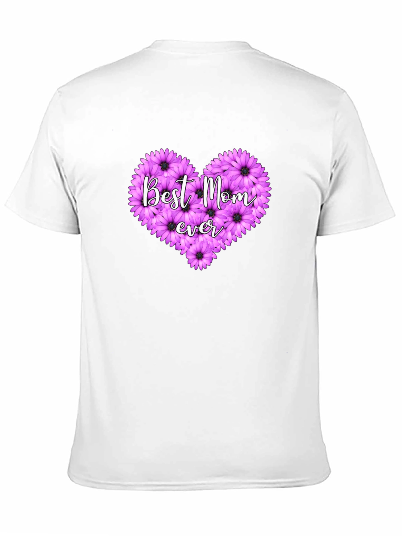 Best Mom Ever Floral Heart T-Shirt