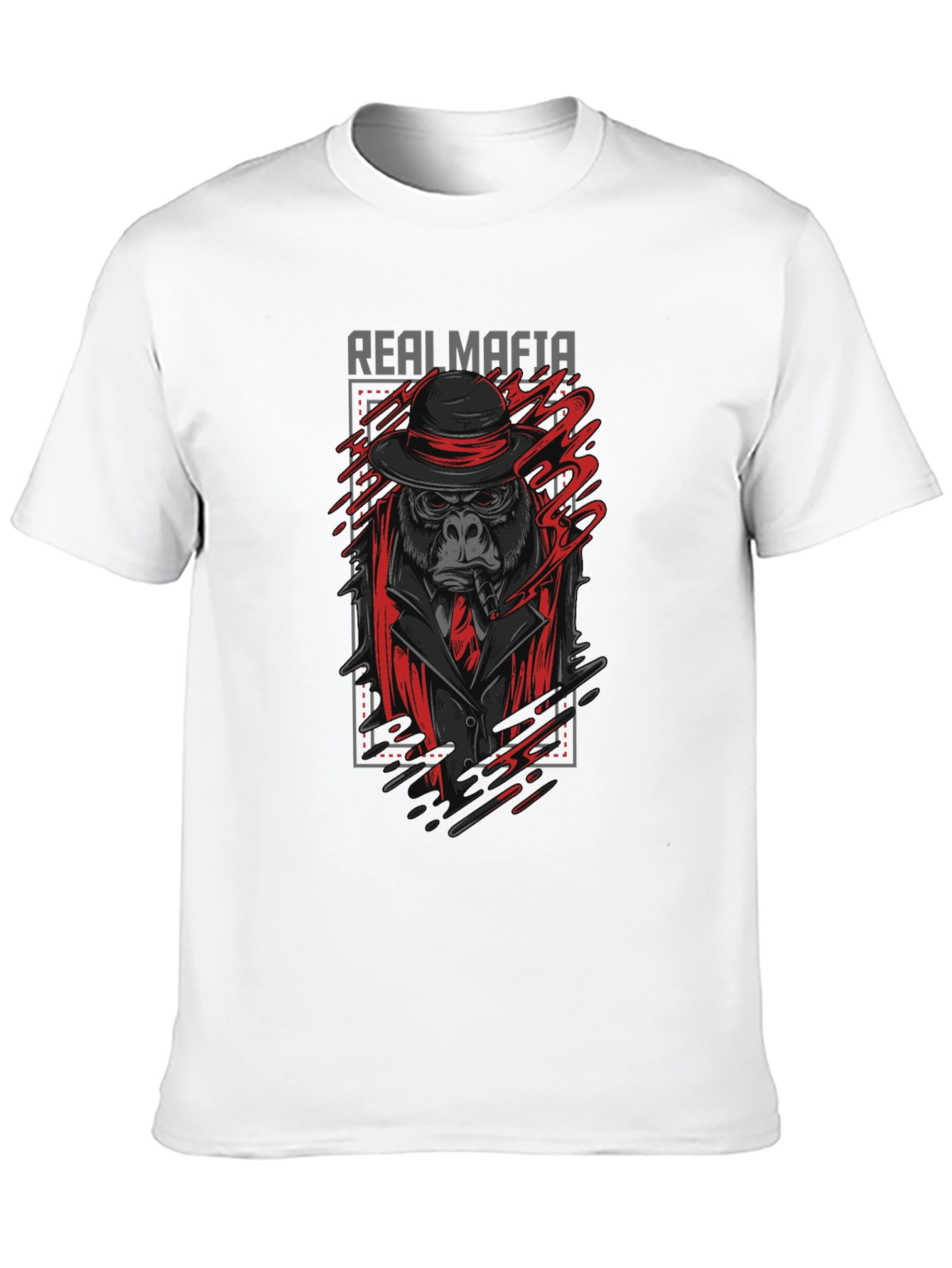 Real Mafia Gorilla Graphic T-Shirt - Black
