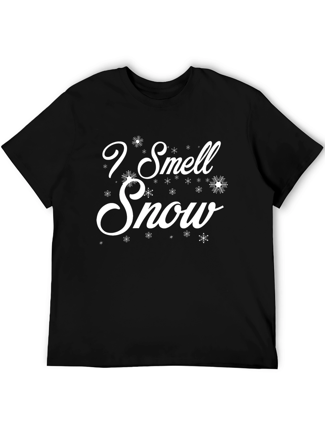 I Smell Snow Graphic T-Shirt - Winter Holiday Tee