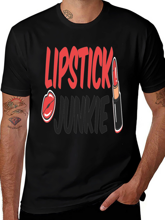 Lipstick Junkie Graphic T-Shirt