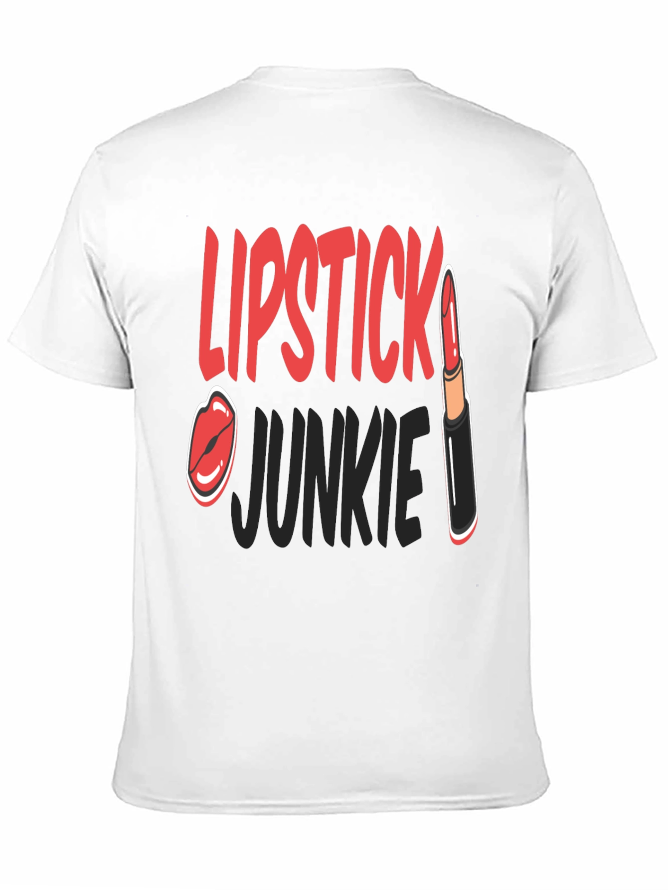 Lipstick Junkie Graphic T-Shirt