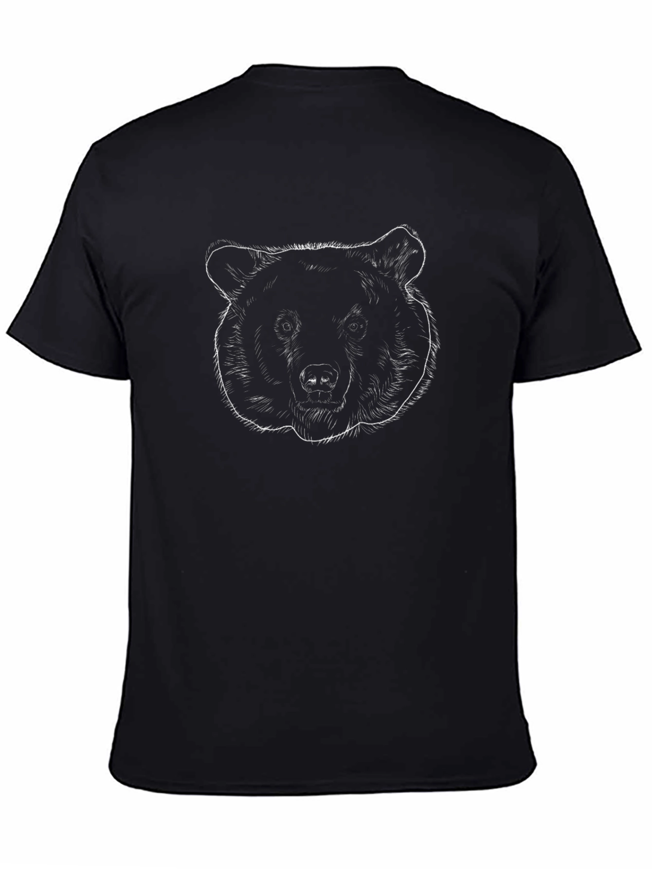 Bear Graphic Tee - Mens Black T-Shirt