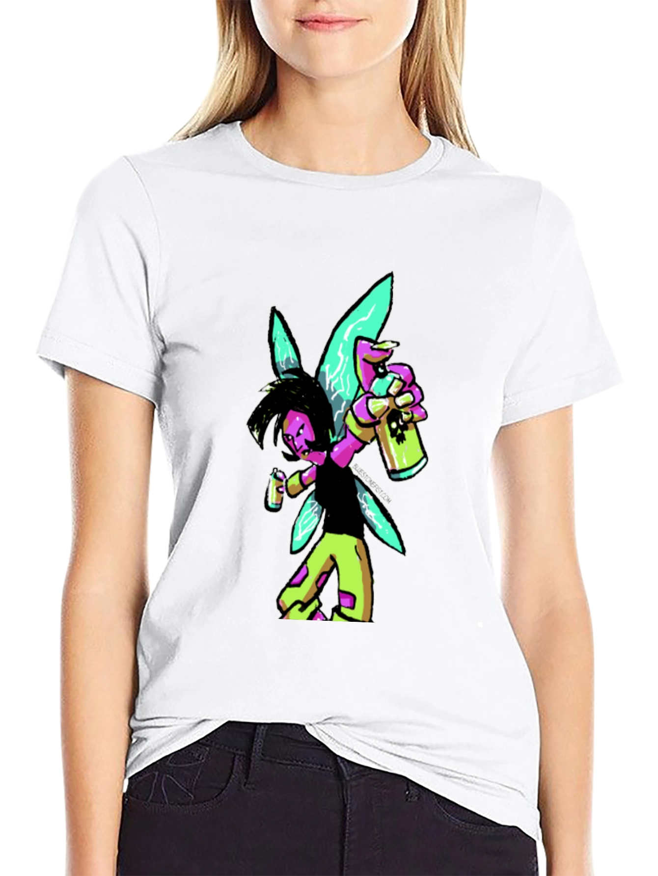 Fairy Graffiti Artist Graphic Tee