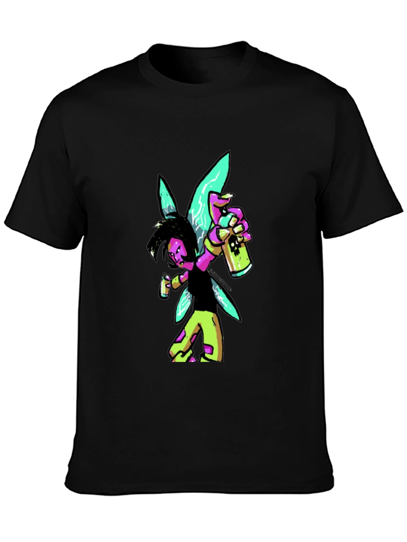 Fairy Graffiti Artist Graphic Tee