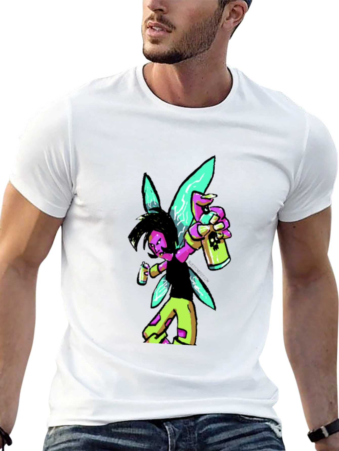 Fairy Graffiti Artist Graphic Tee