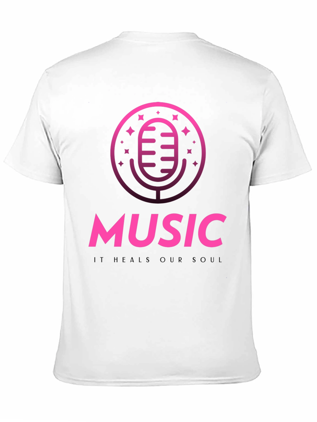 Music T-Shirt - Microphone Graphic