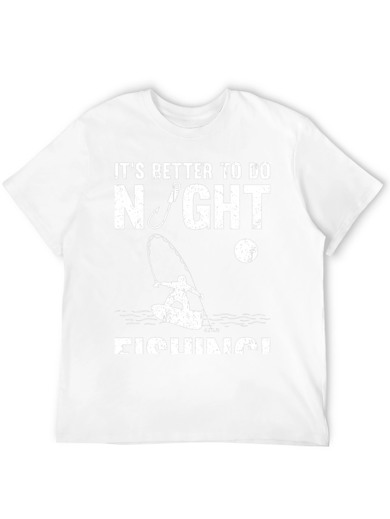 Night Fishing Graphic T-Shirt - Perfect for Anglers!
