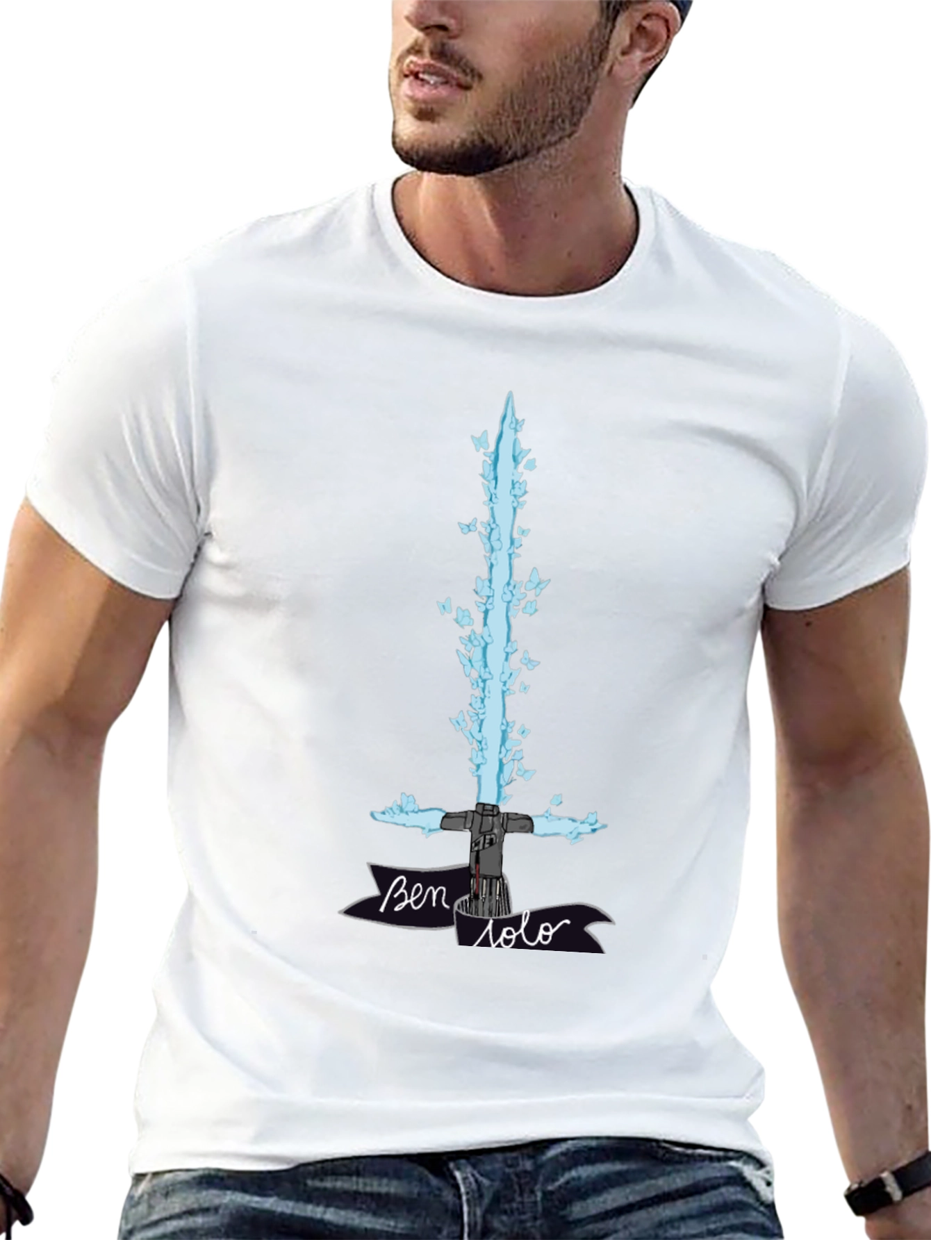 Ben Solo Lightsaber Butterfly T-Shirt