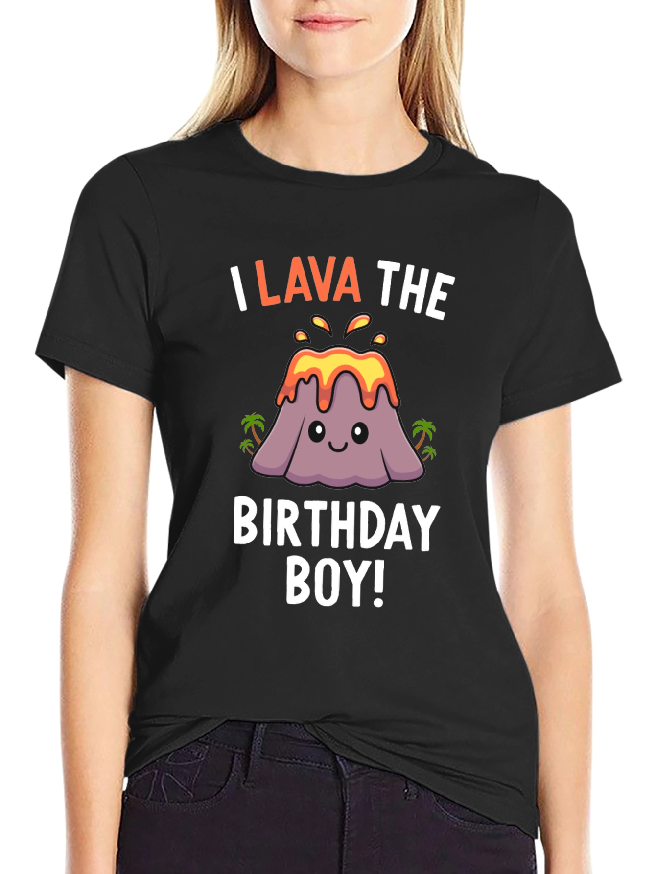 I Lava the Birthday Boy T-Shirt Volcano Graphic