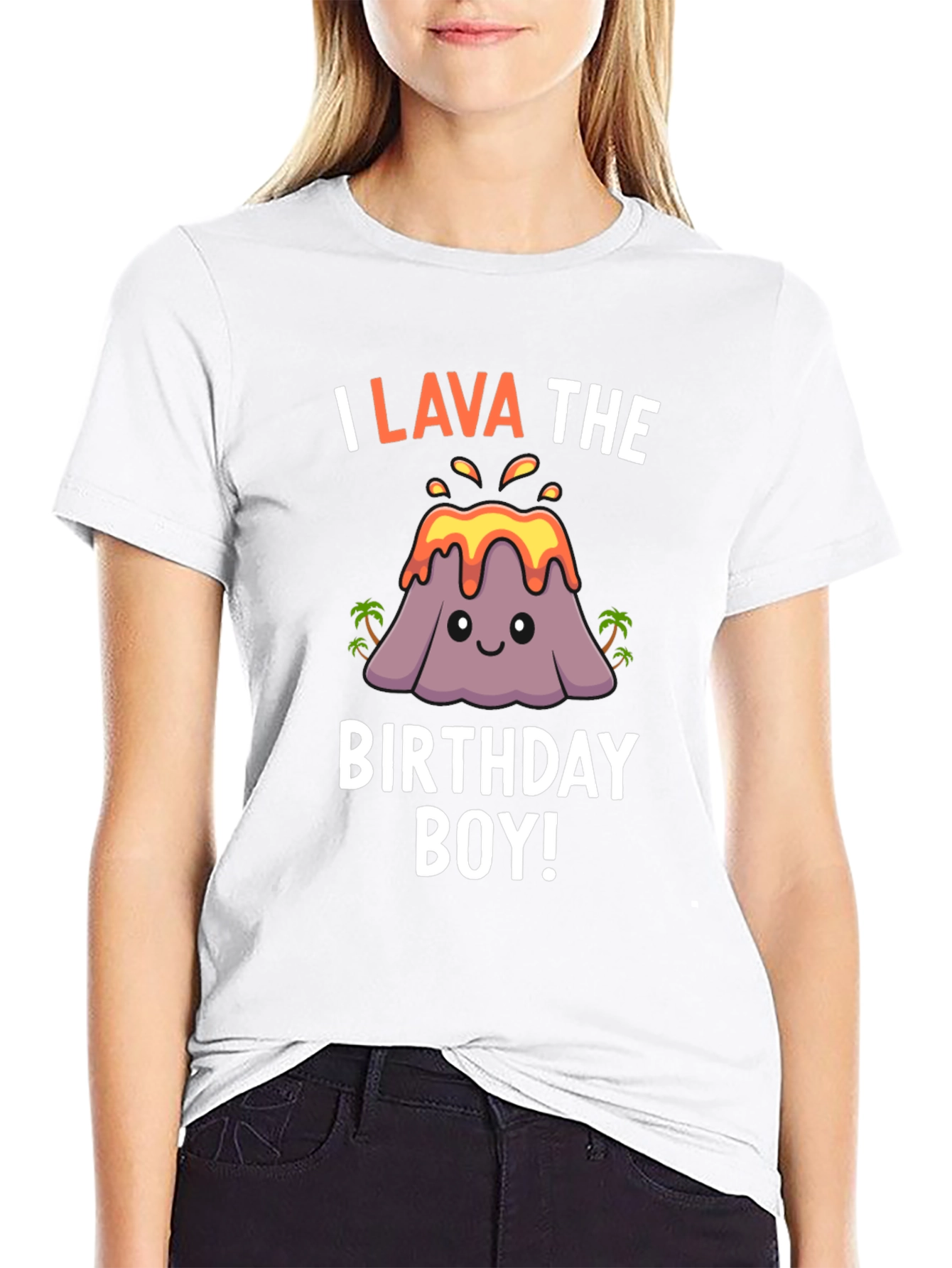 I Lava the Birthday Boy T-Shirt Volcano Graphic