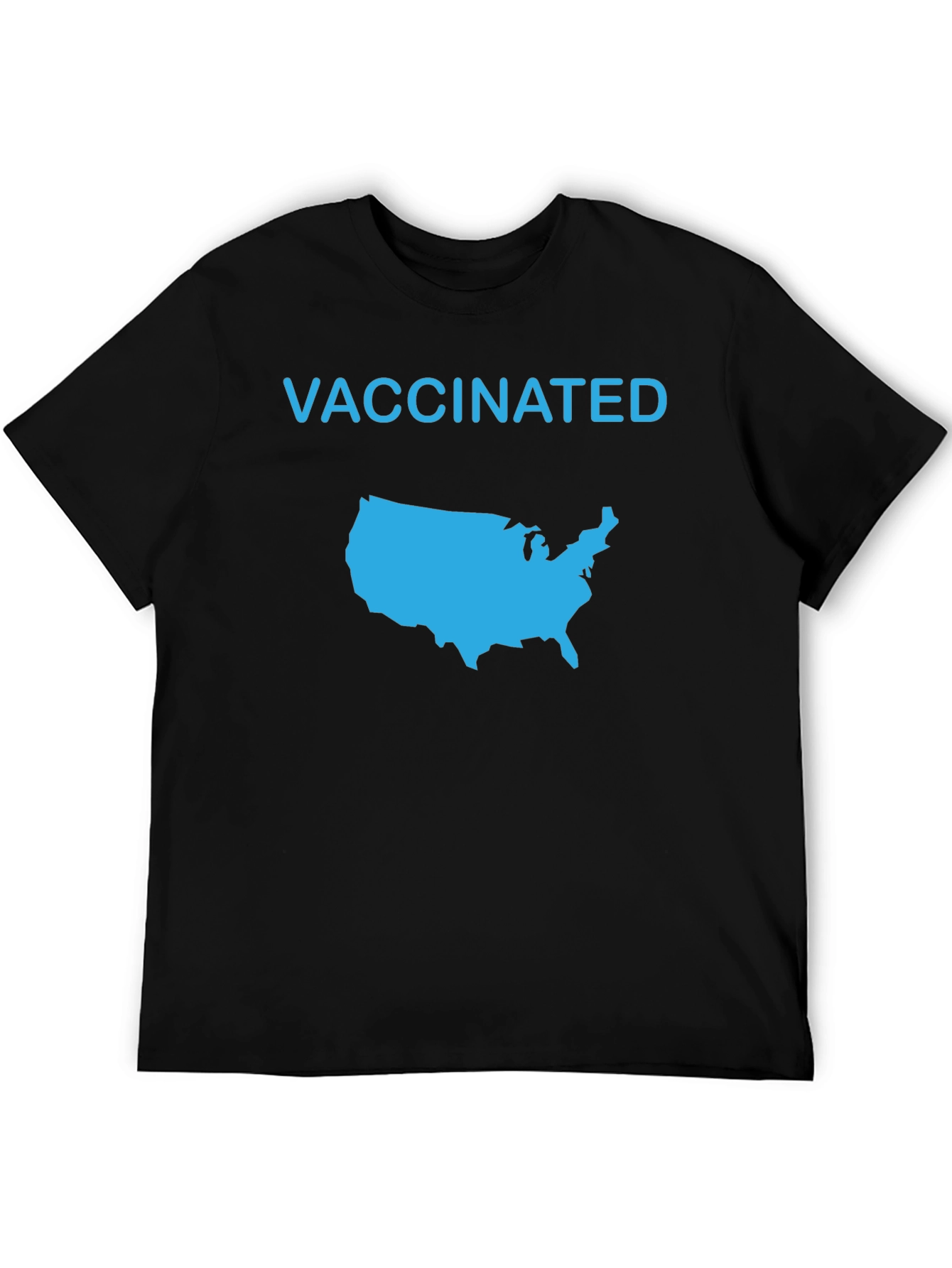 Vaccinated USA Map T-Shirt