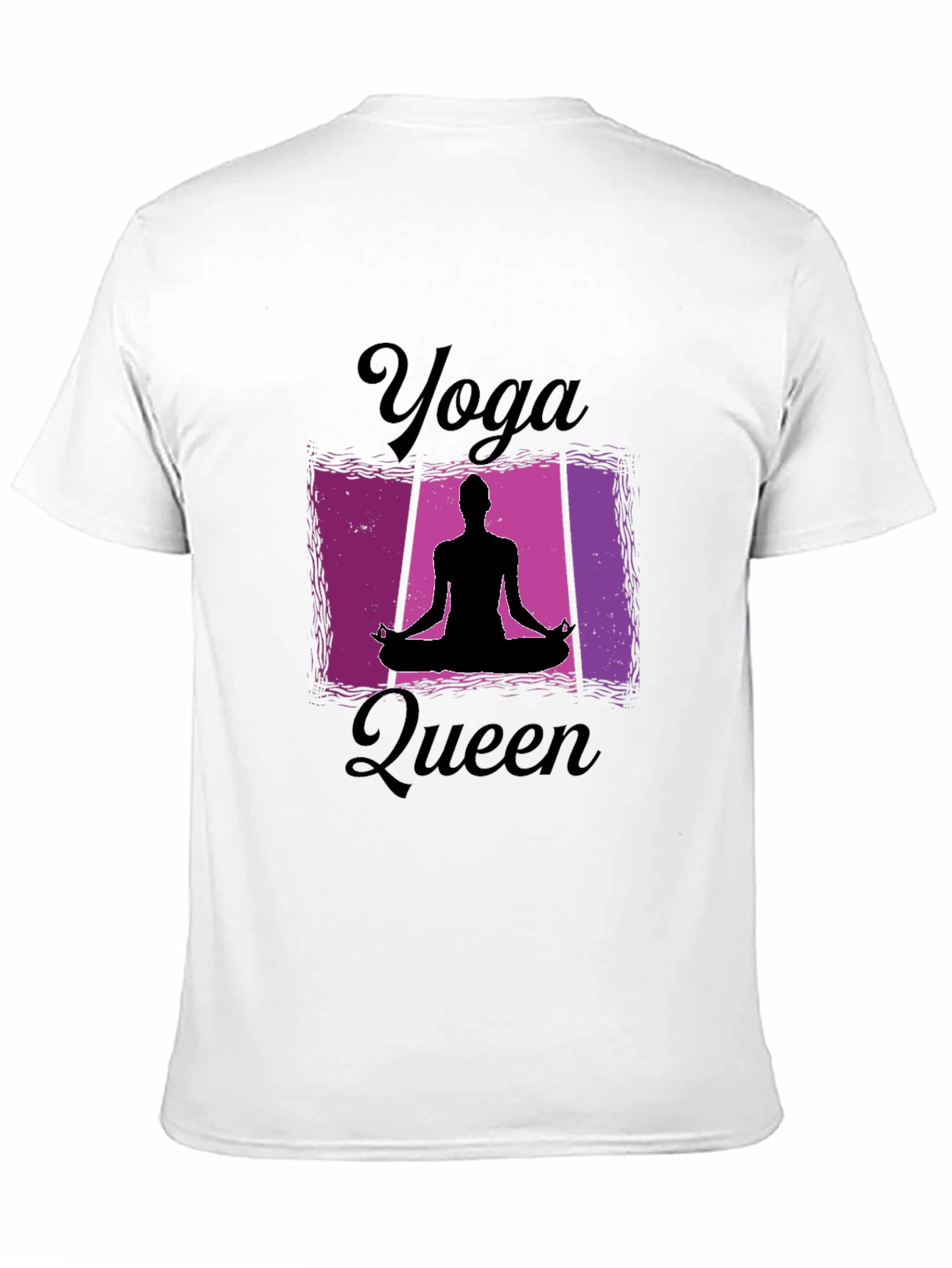 Yoga Queen Black T-Shirt for Women