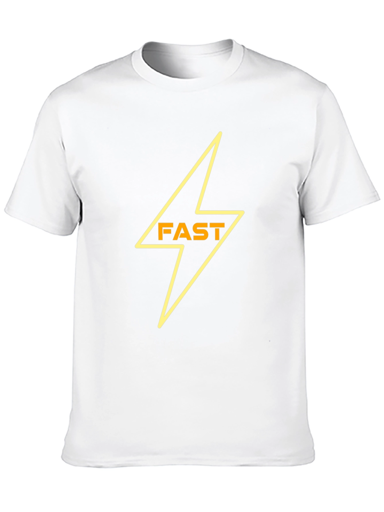 Fast Lightning Bolt Black T-Shirt