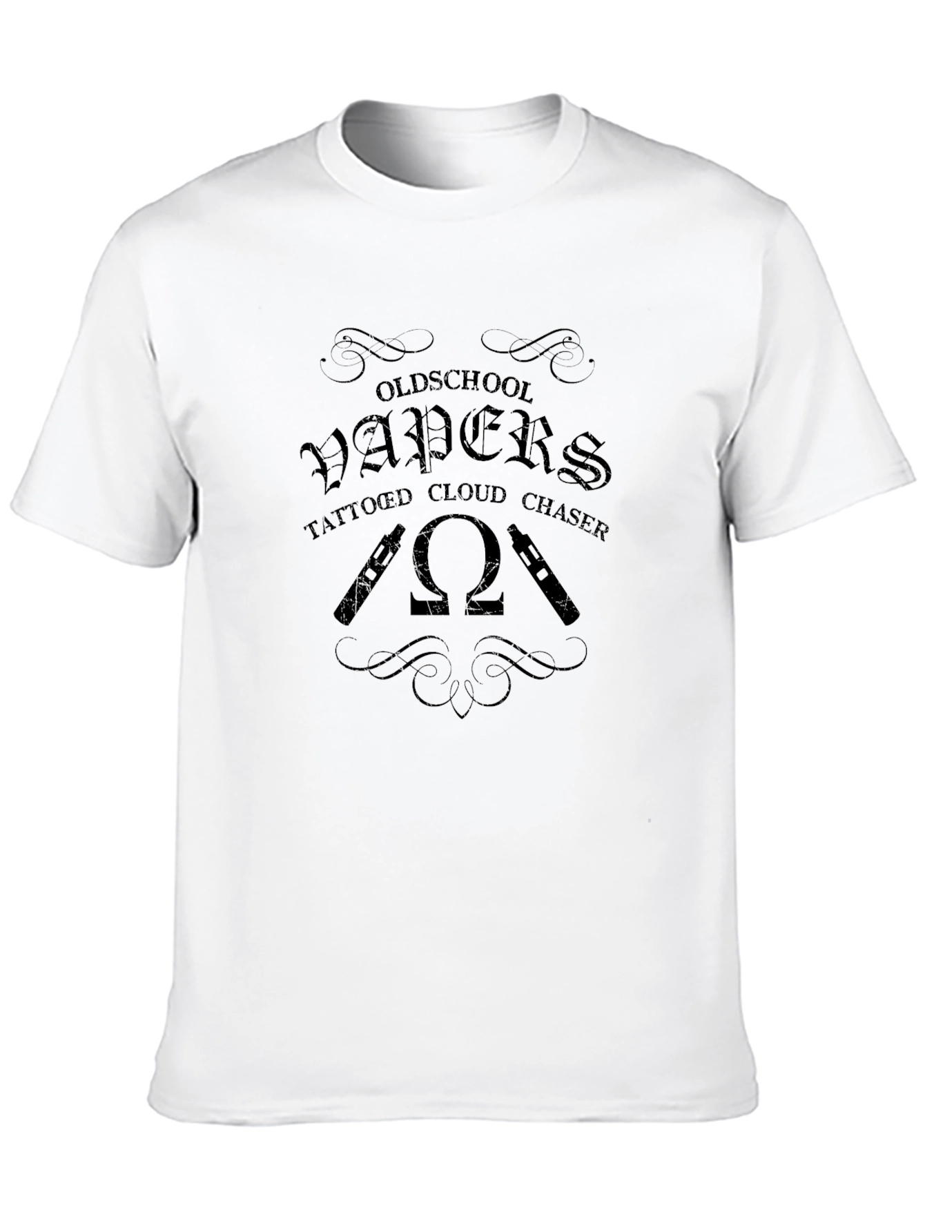 Oldschool Vapers T-Shirt - Tattooed Cloud Chaser Tee