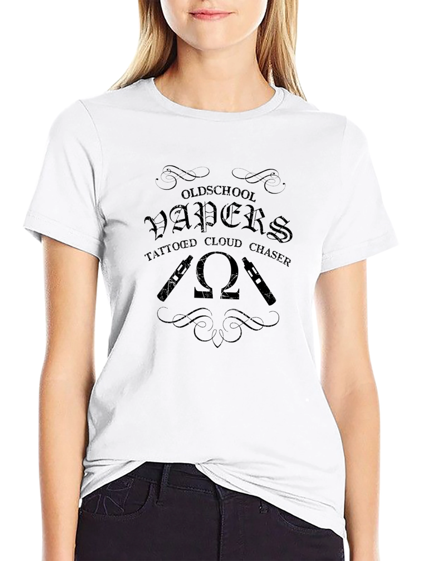 Oldschool Vapers T-Shirt - Tattooed Cloud Chaser Tee